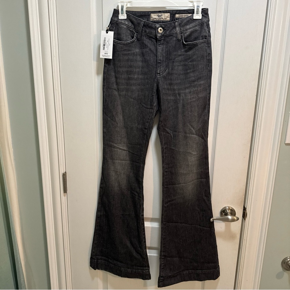 Shaft Lola Flare/Boot Cut Jeans Size 28 Designer Denim Florence Italy NWT